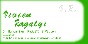 vivien ragalyi business card